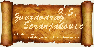 Zvezdodrag Stranjaković vizit kartica